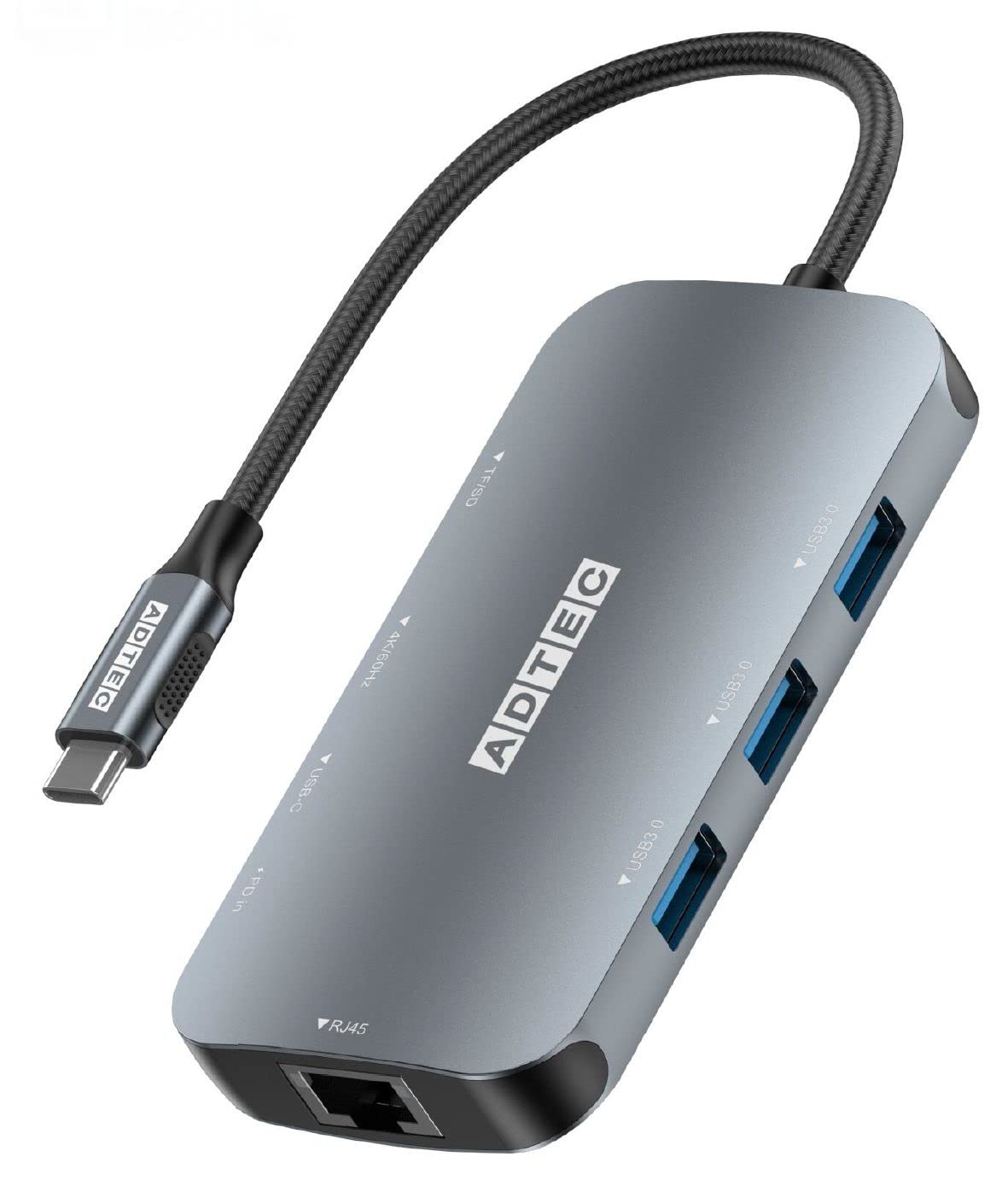 Amazon | アドテック 9-in-1 USB-C HUB ドッキングステーション