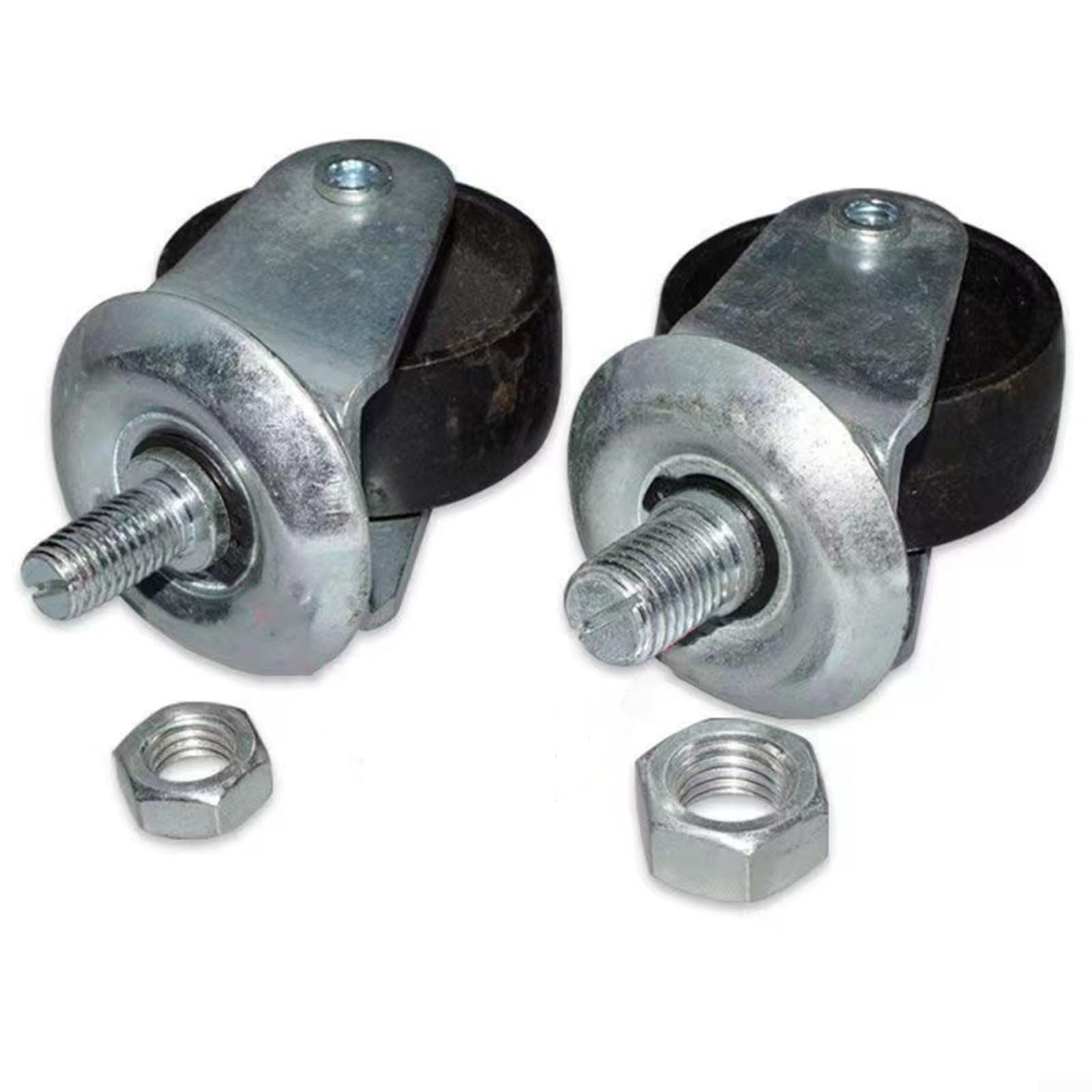 Ruote girevoli orizzontali resistenti, per rimorchi di sollevamento auto, rulli di ricambio in acciaio con design a installazione rapida, per attrezzature da officina da garage | Entgoinggo (12 mm)