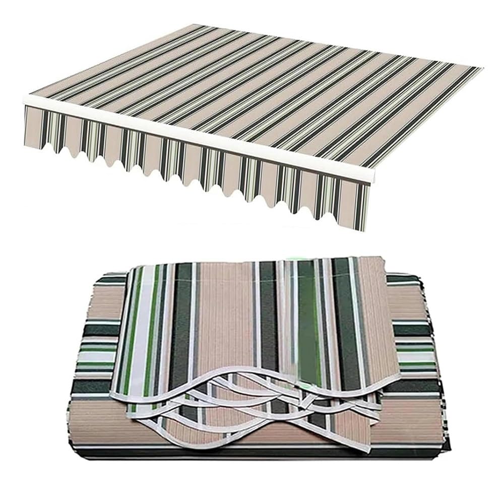 Tissu de rechange pour auvent extérieur 6x2.5M aux finitions soignées