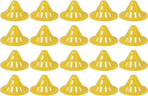 TOPINCN 20 Pcs Beehive Entrance Exit Cone Gate Beekeeping Hive Export Escaper Accessories Tools Plastic Pack Gate Door Hive Beehive Packing Tools