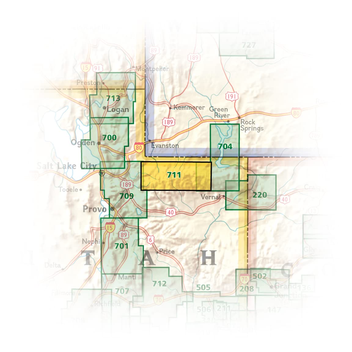 High Uintas Wilderness Map | Books