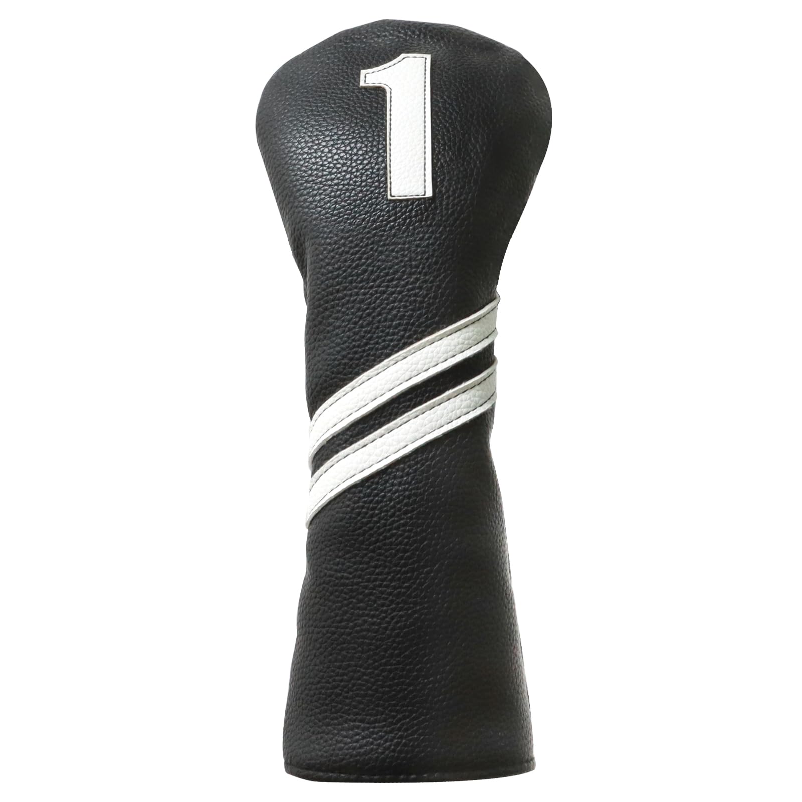 Golf Club Covers,4pcs or 1pc Golf Headcovers for Woods and Driver Fairway Hybrids Women Men - Premium PU Leather with Interchangeable Tags &amp; Magnetic Blade and Mallet Putter Covers