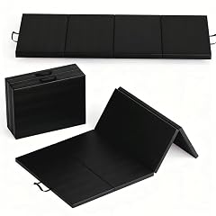Folding Gymnastics Mat 6x3Ft 6x2Ft Thick Portable Exercise and Tumbling Pad for Home Gym Pilates Aerobics and Martial