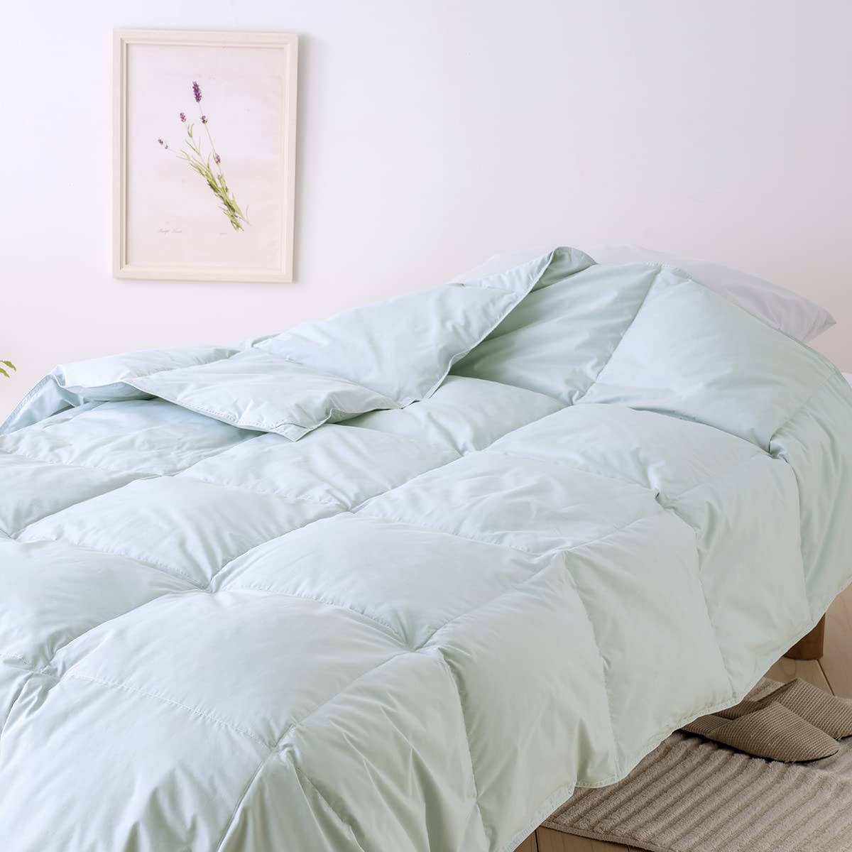 \"超美品\"西川羽毛布団肌掛けダブル nishikawa PREMIUM（西川プレミアム）羽毛肌掛けふとん（厚手