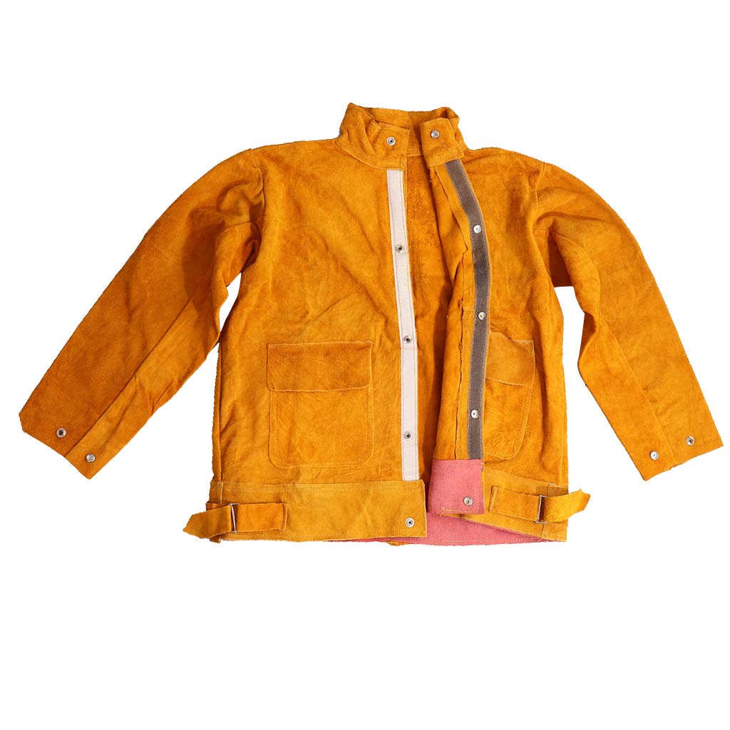 Veste de soudeur pour soudeur - Vêtement de protection - Résistant aux flammes - L