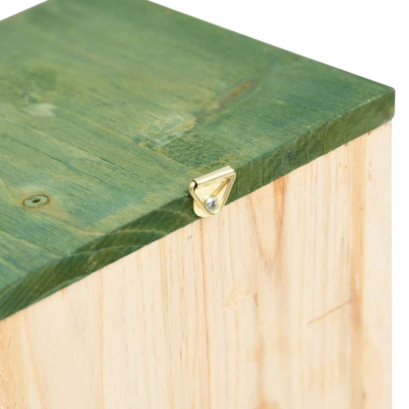 Tidyard Nido Artificiale Casetta per Uccelli in Legno, da Appendere, Porta Piccola Apertura 12x12x22cm,Uccelli Selvatici in Legno, da Esterno