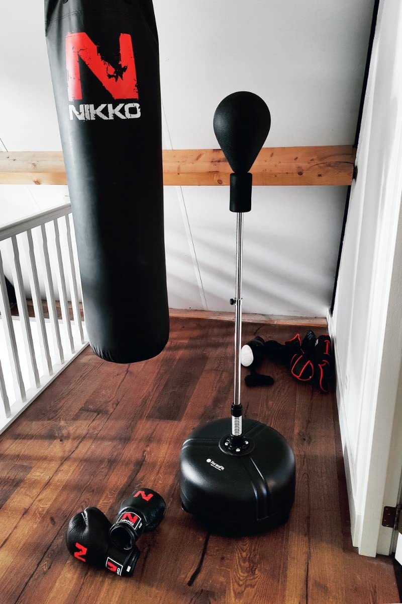 ForzaFit Sacco da boxe regolabile - regolabile da 120 a 160 cm - Trainer - Punching ball su supporto