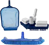 Kit De Produtos Para Limpeza Piscina Fibra Vinil Alvenaria