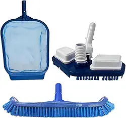 Kit De Produtos Para Limpeza Piscina Fibra Vinil Alvenaria