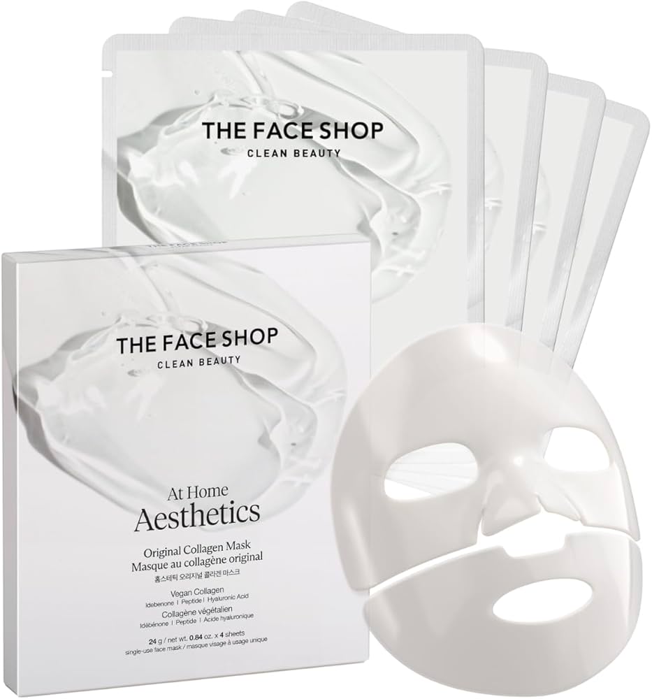 Amazon.com : THE FACE SHOP Original Vegan Collagen Face Mask