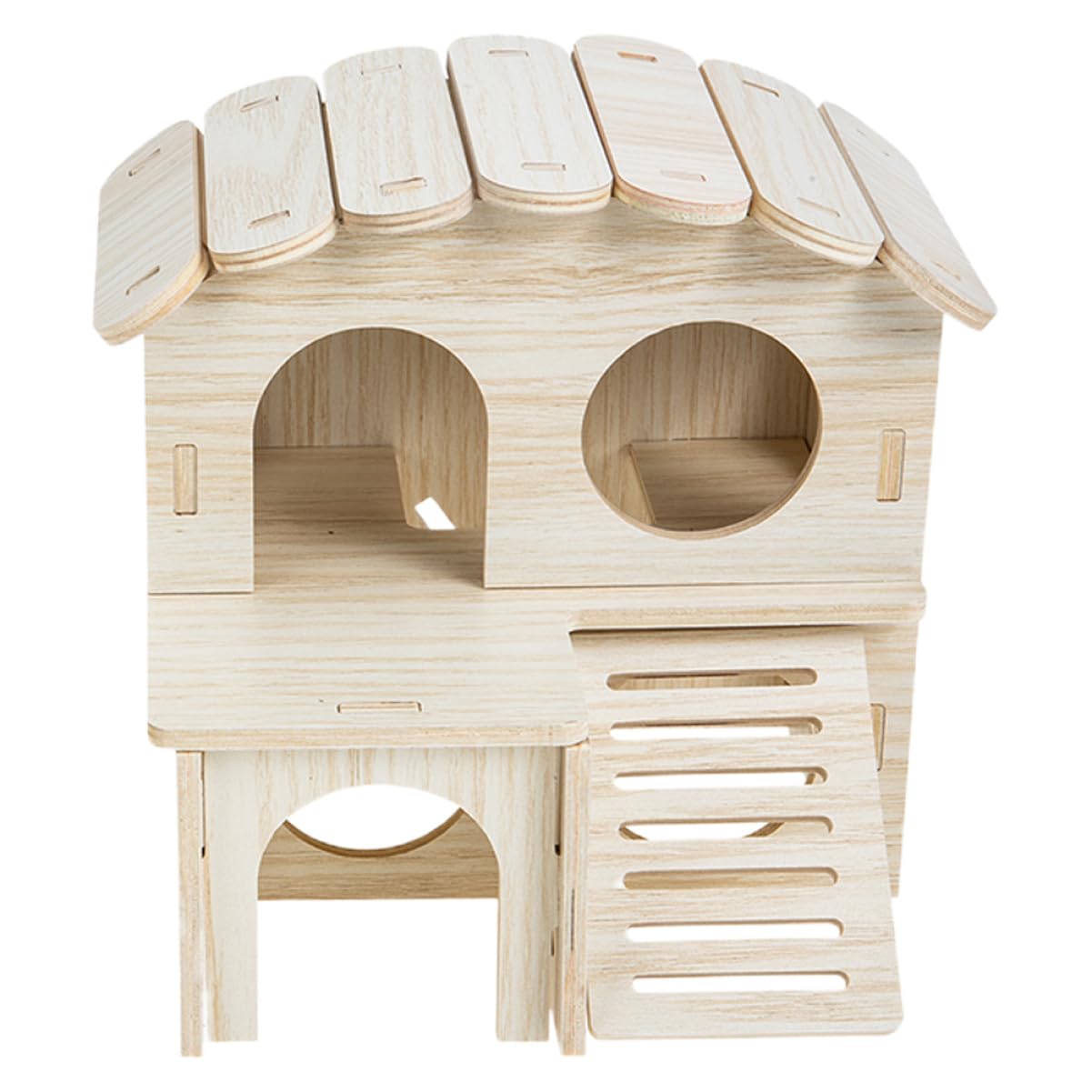 SUPVOX 5 Uds Mecanismo De Animales Pequeños De Varias Plantas Casa De Madera Cabaña para Hámster Jaula Escondite para Hámster Jaula Casa Escondite para Ratas Delicada Cabaña De Madera