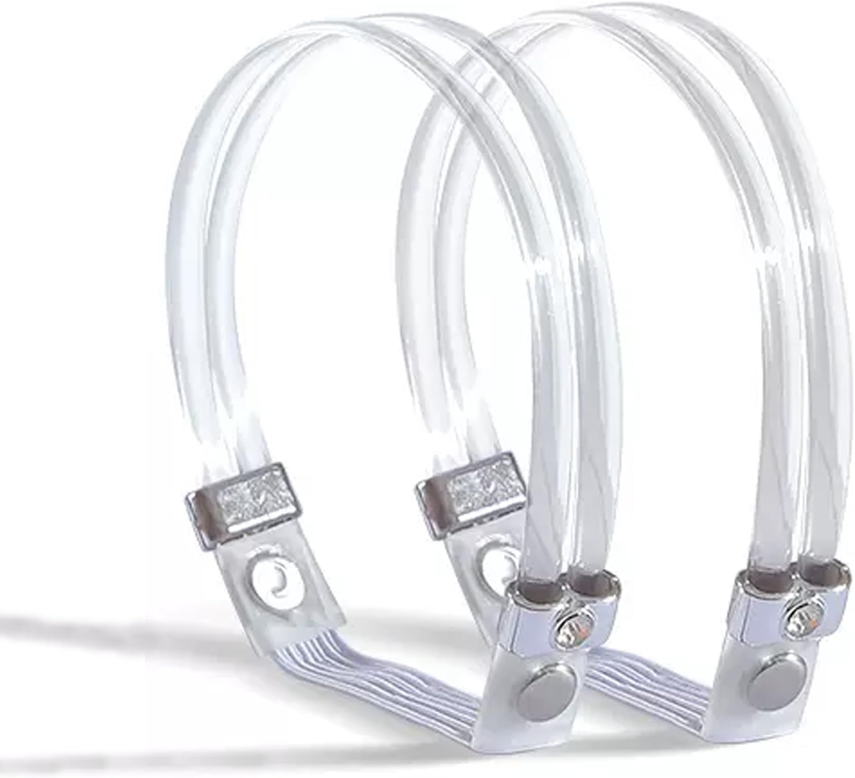 WabularElastic High Heels Shoe Straps, Rhinestone Elastic High Heel Anti-Loose Straps