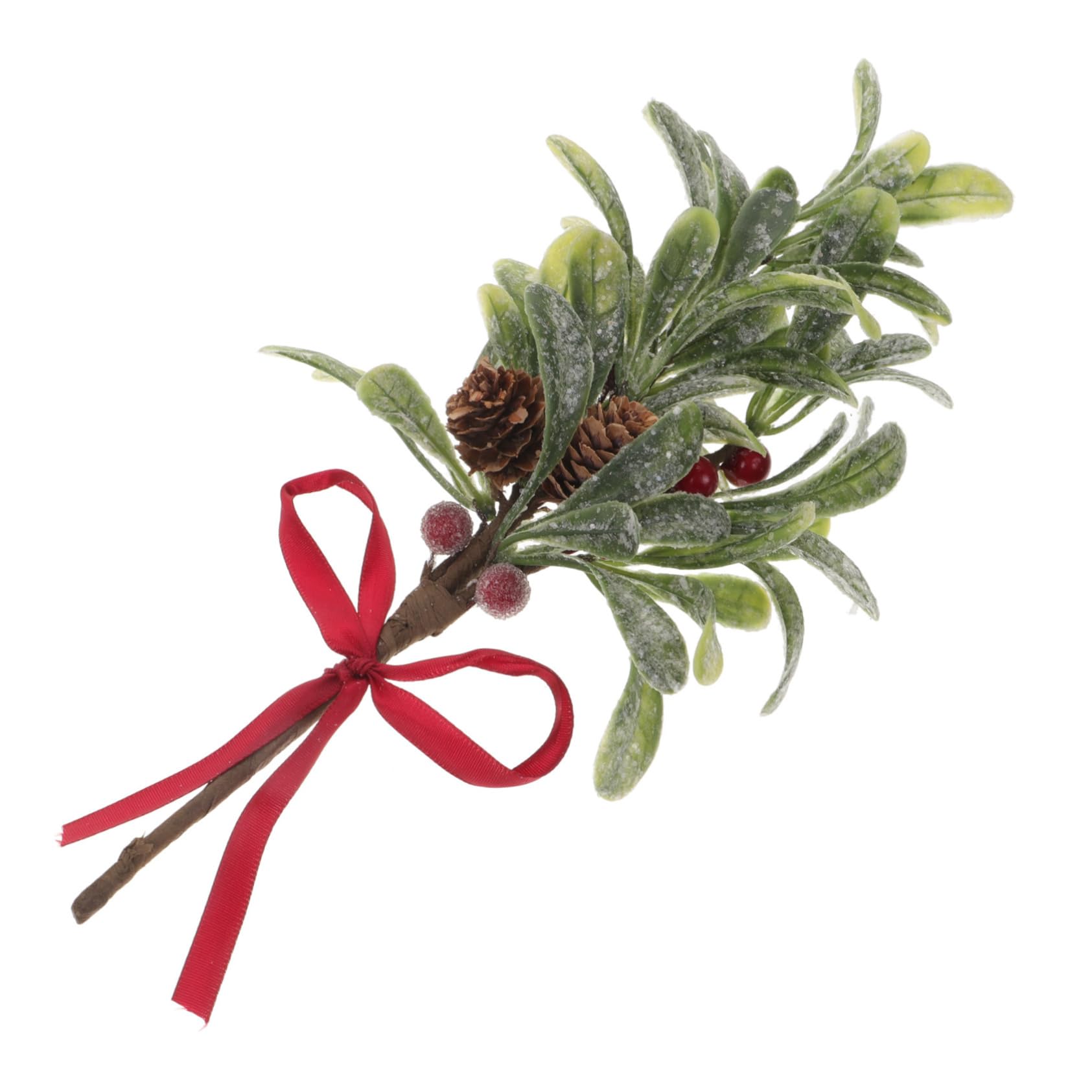 5stücke Künstliche Mistelzweige Für Weihnachtsdekoration Weihnachtszweige Für Tür Treppe Stilvolle Deko Für Wohnzimmer Schlafzimmer Und Büro Romantische Festatmosphäre