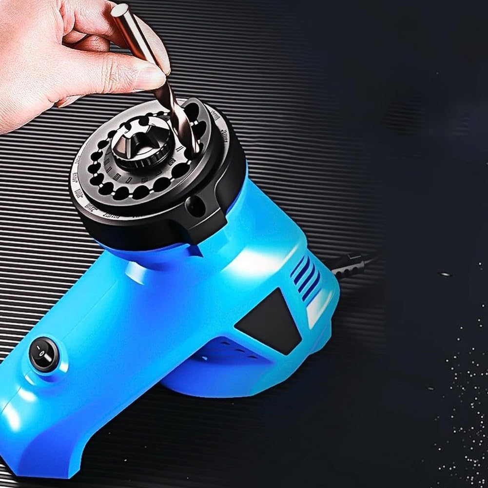 Power Drill Bit Sharpener Multipurpose Grinding Tool For Twist Bits 3-12mm Electric Sharpening Machine 130 Degree Angle, Corundum Wheel Sharpener, Grinding Wheel System