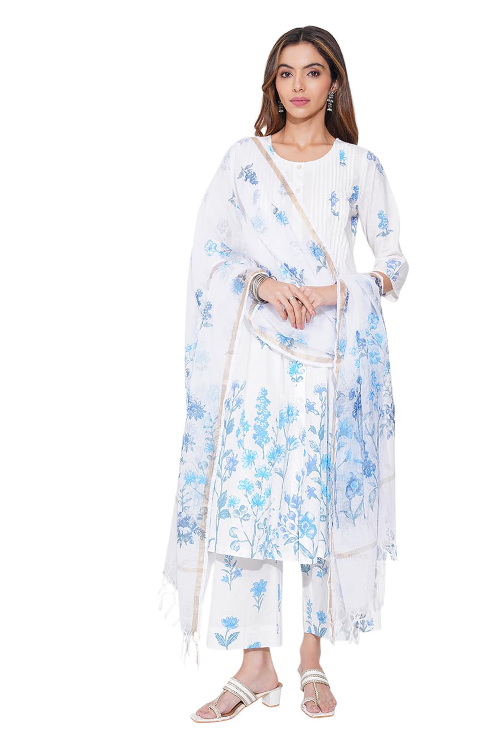 Women Dupatta_AW25ETRMDUP00007X16A123_STARLIGHT BLUE_Onesize-image-5