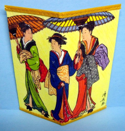 Set of 4 Japanese Rice Paper Wallets Style Group"A"4
