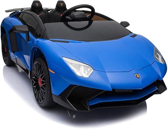 Amazon 電動乗用カー 乗用ラジコン ランボルギーニ アベンタドール Sv 電動乗用ラジコン おもちゃ 0913 ブルー 電動乗用 おもちゃ
