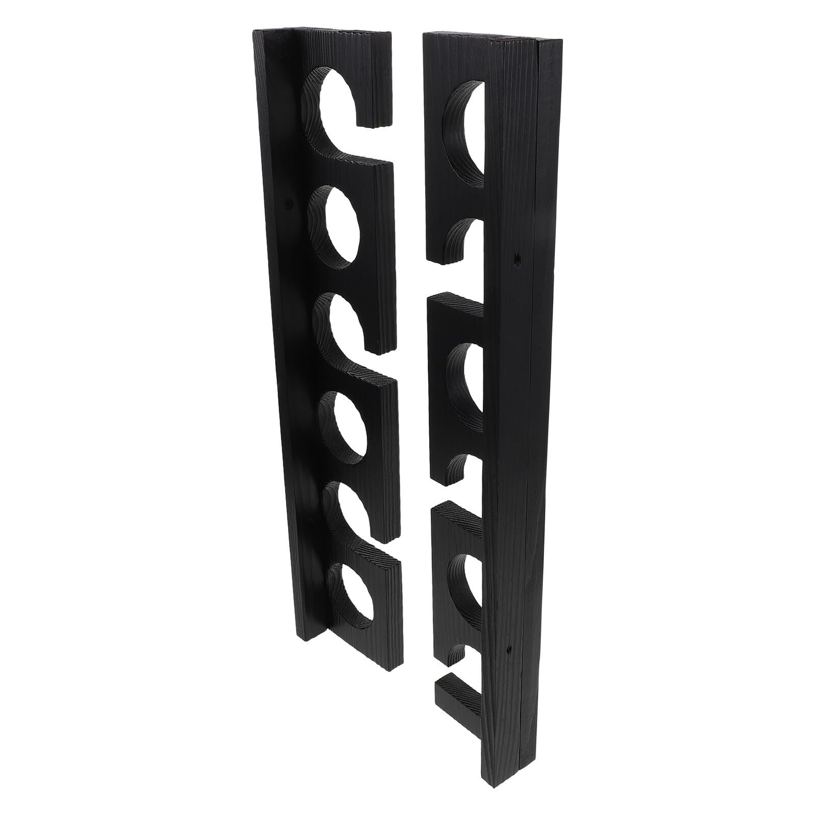 2 Pezzi Supporto da Parete in Legno Massello per Canne da Pesca, Portacanna Sospeso Salvaspazio 2 Pezzi, Espositore Decorativo per Canne da Pesca Compatibile Vari Modelli, per