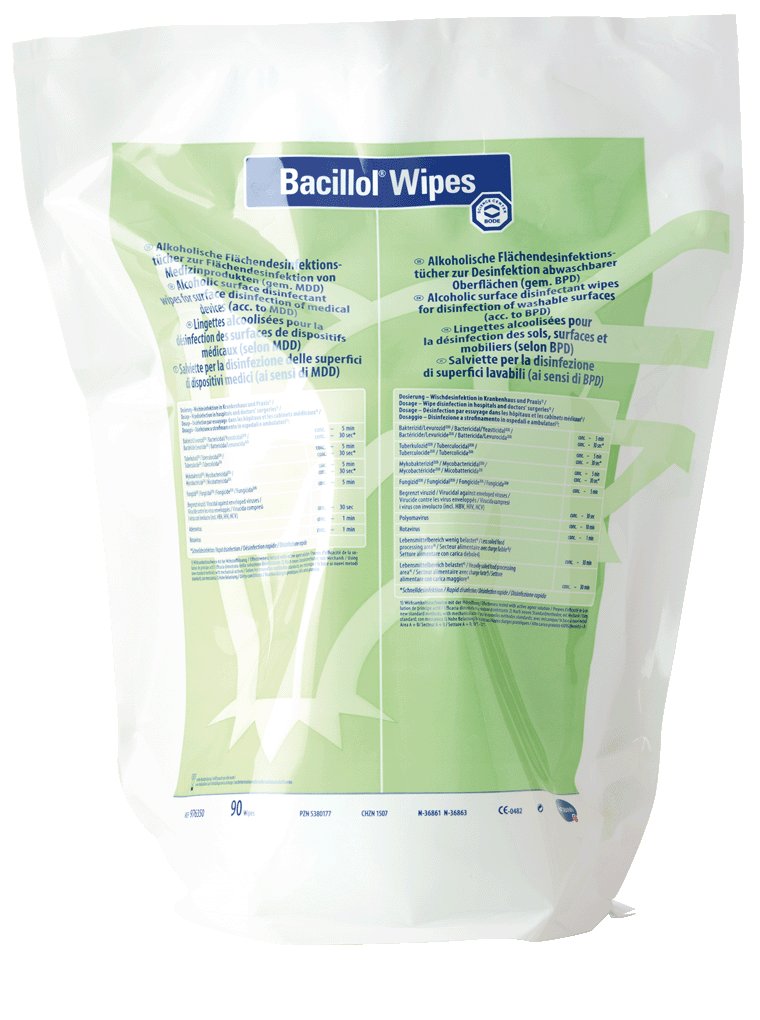 bacillol Wipes atril suelo Bolsa, 90 St