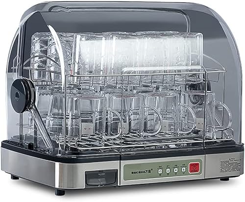 PRABOS Mini Lavavajillas, Lavavajillas De Escritorio, Mini Lavavajillas Portátil Panel Táctil Desinfección A Alta Temperatura UV, Fácil De Secar, Eficiencia Energética, para Restaurante