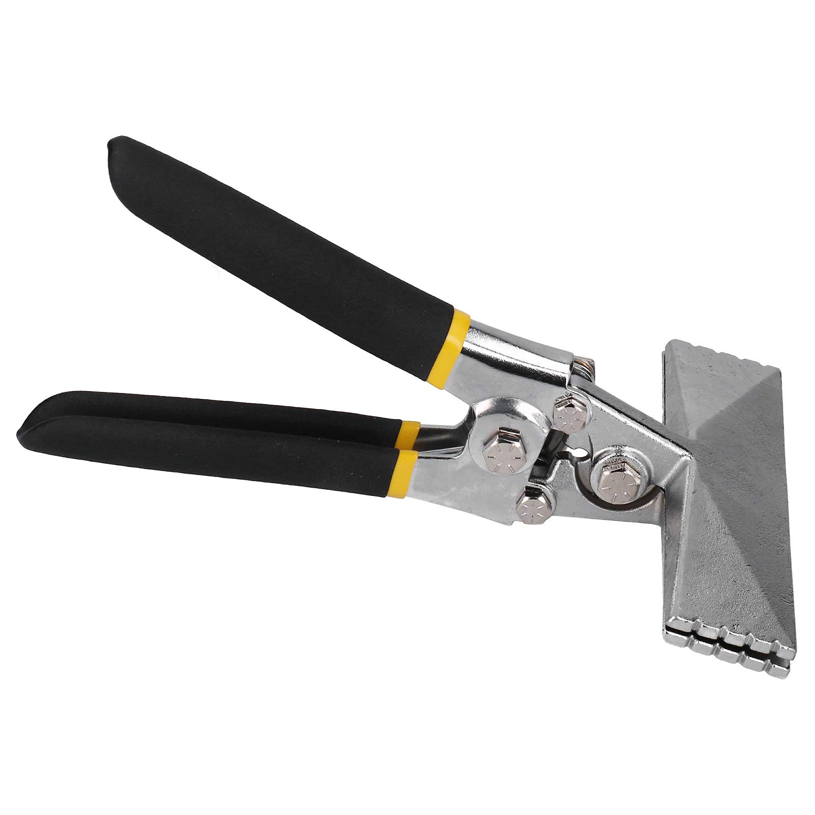 Jelquix Light Metal Hand Seamer Pliers Durable Bending Tool For And Doors Construction Chrome Vanadium Steel 8.1In