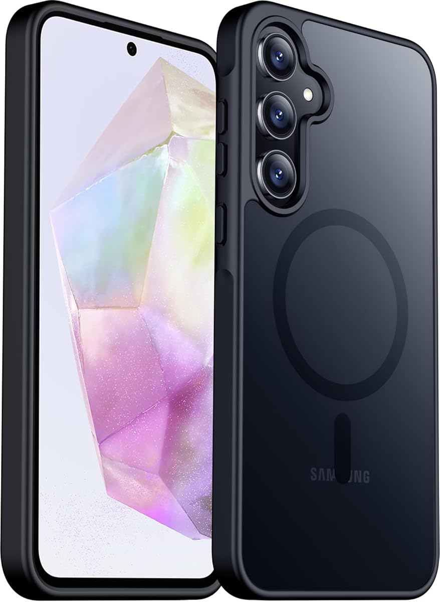 Designed for Samsung Galaxy A35 5G Case, [10 FT Military Grade Drop Protection] Heavy Duty Shockproof Phone Case for Galaxy A35, Black