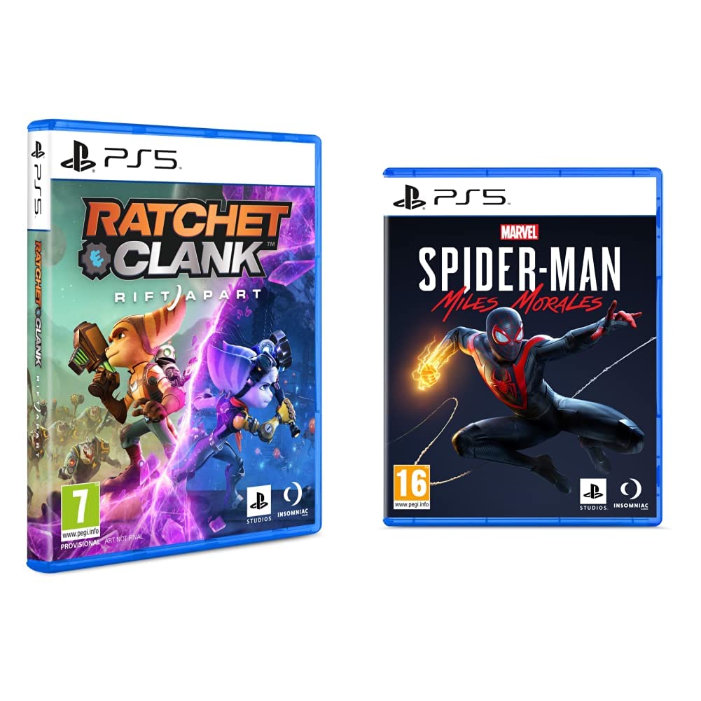 Sony Ps5 Ratchet & Clank: Rift Apart+Ps5 Marvel S Spiderman Miles Morales (Ps5)