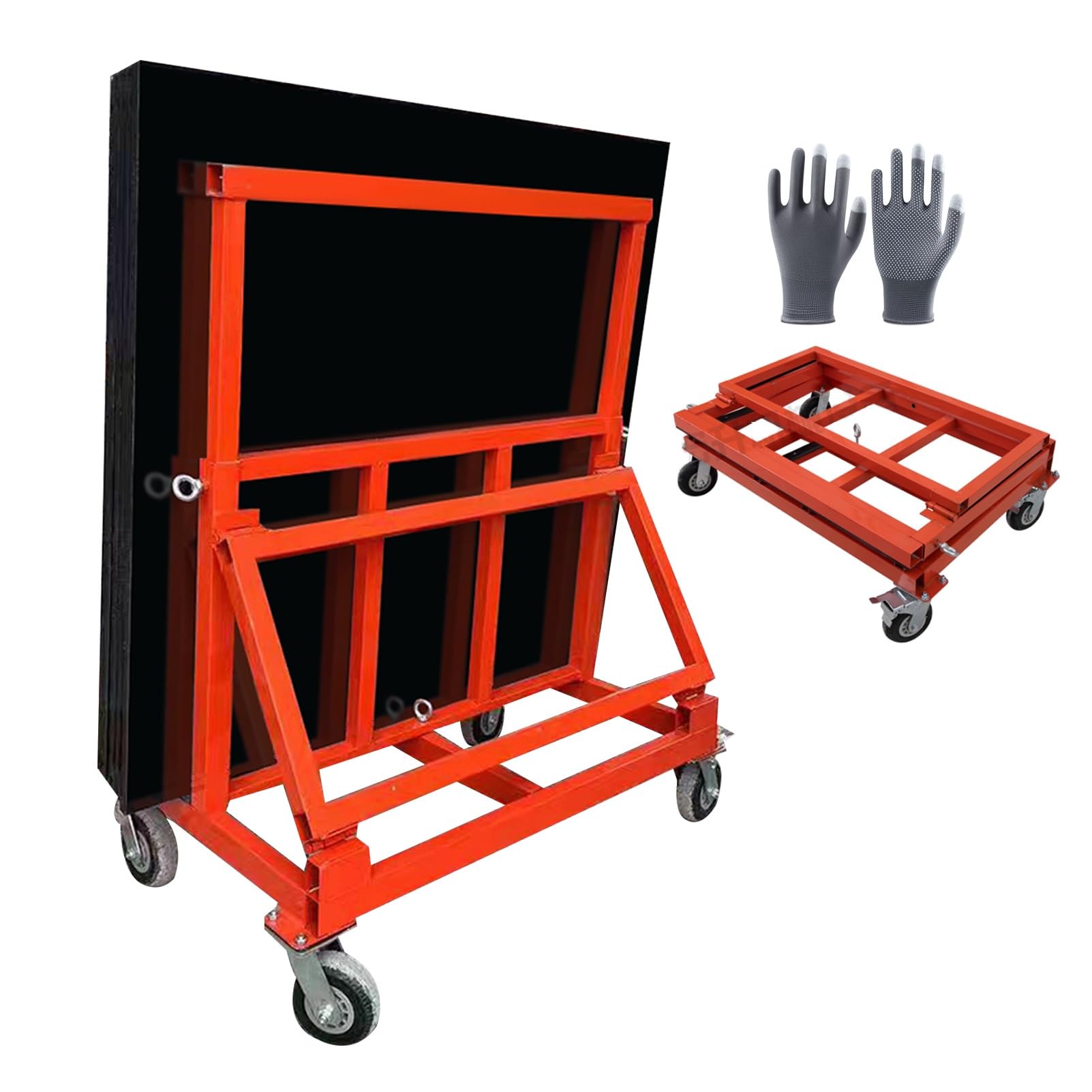 Amazon.co.jp: TRAGLO ガラス運搬用台車 耐荷重800kg ポニー台車 