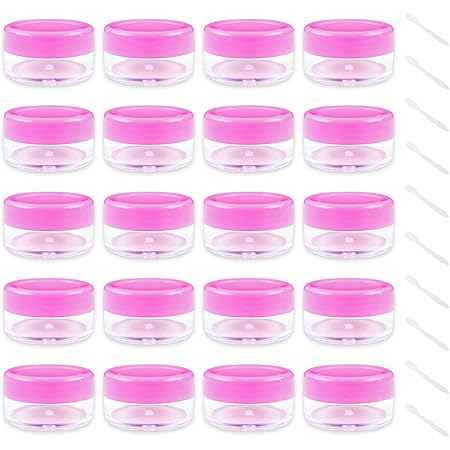 50pcs 0 35oz 10ml Vide Vide Contenant Cosmetique En Plastique Reutilisable Pot Pot Case Voyage Bouteille Boite Avec Couvercle Scelle Pour Creme Echantillon Le Fard A Paupieres Amazon Fr Bagages