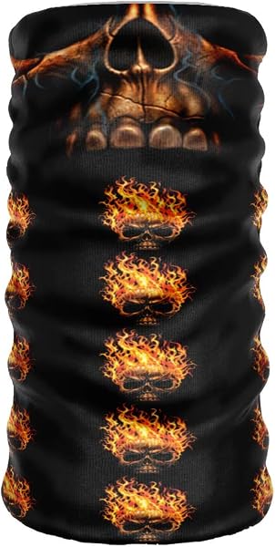 e taktik DeBuff Collar Ghost Rider Buff Boyunluk Bandana Balaklava