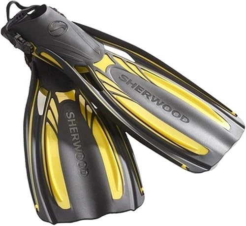 Miniatura 4 de SHERWOOD SCUBA Aleta de buceo Elite de tacón abierto, cinco tallas XS (5/6) a XL (13-14)