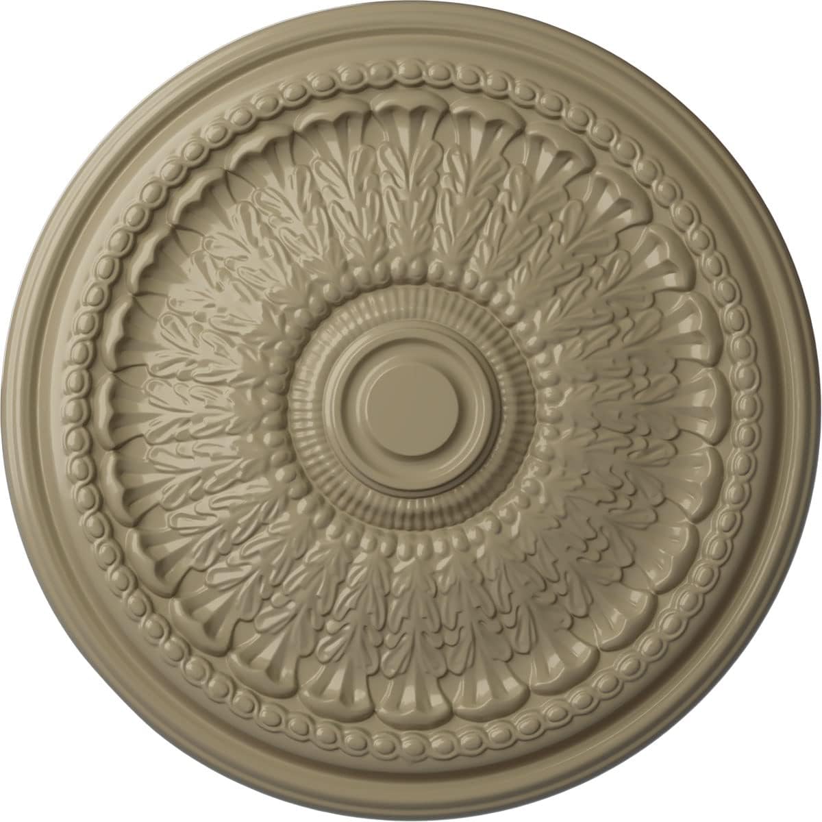 Ekena Millwork Brunswick Ceiling Medallion, Hand-Painted Gobi Desert