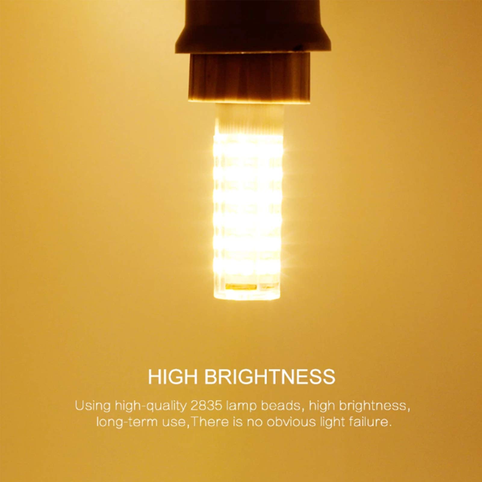 Bombilla LED G4, bombilla G4 doble clavija, bombilla foco G4 7 W, cálido 3000 K en lugar lámpara halógena G4 70 W utilizada paisaje, luz gabinete, luz techo, 6 piezas en un paquete