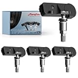 Marsflex TPMS Sensors Fit for GM, 4Pcs Tire Pressure Sensor for Chevy GMC Cadillac Buick Saturn Pontiac SAAB Replace OE: 13598772 13586335 13598771 13581558 315MHz