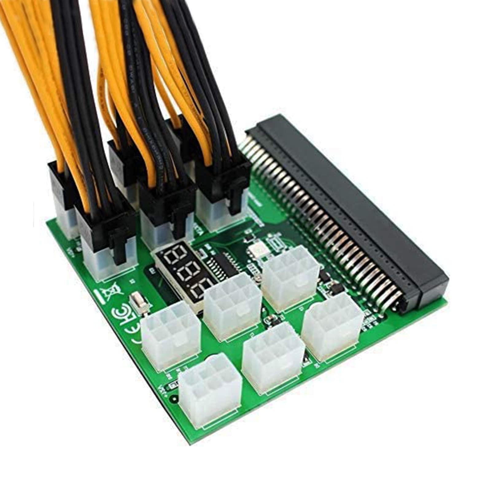 Buy Sruixin HighPower 16AWG 6 Pin to 8 (6+2) Pin PCIe Adapter Splitter
