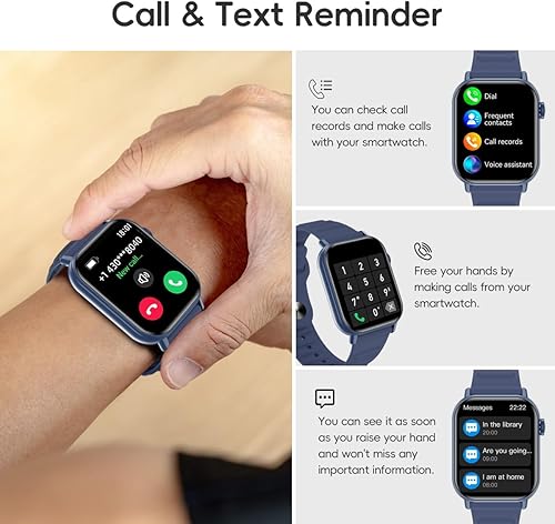 Miniatura 2 de Reloj inteligente, podómetro deportivo, rastreador de actividad física, Bluetooth, frecuencia cardíaca, oxígeno en sangre, monitor de sueño, 100