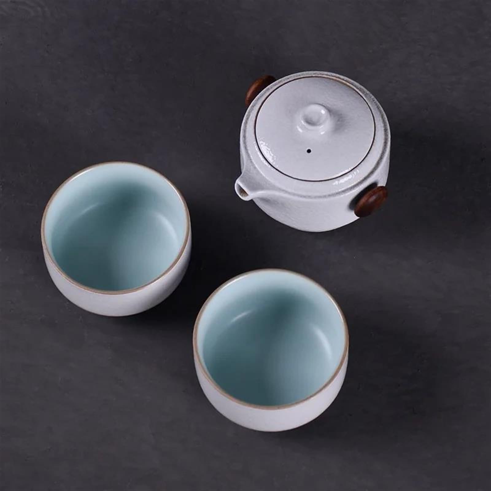 Czajniki Japońskie ceramiczne czajniczki Filiżanki do herbaty Ręcznie robiony przenośny zestaw do herbaty podróżnej i biurowej Porcelanowy zestaw do herbaty Przenośny zestaw do herbaty