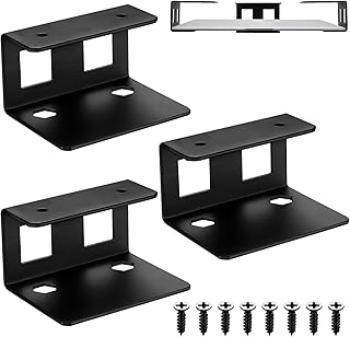 3 Pcs Under Desk Laptop Stand, Multifunctional Under Desk Stands Storage for Laptop Computer Laptop Keyboard Tablet Device…