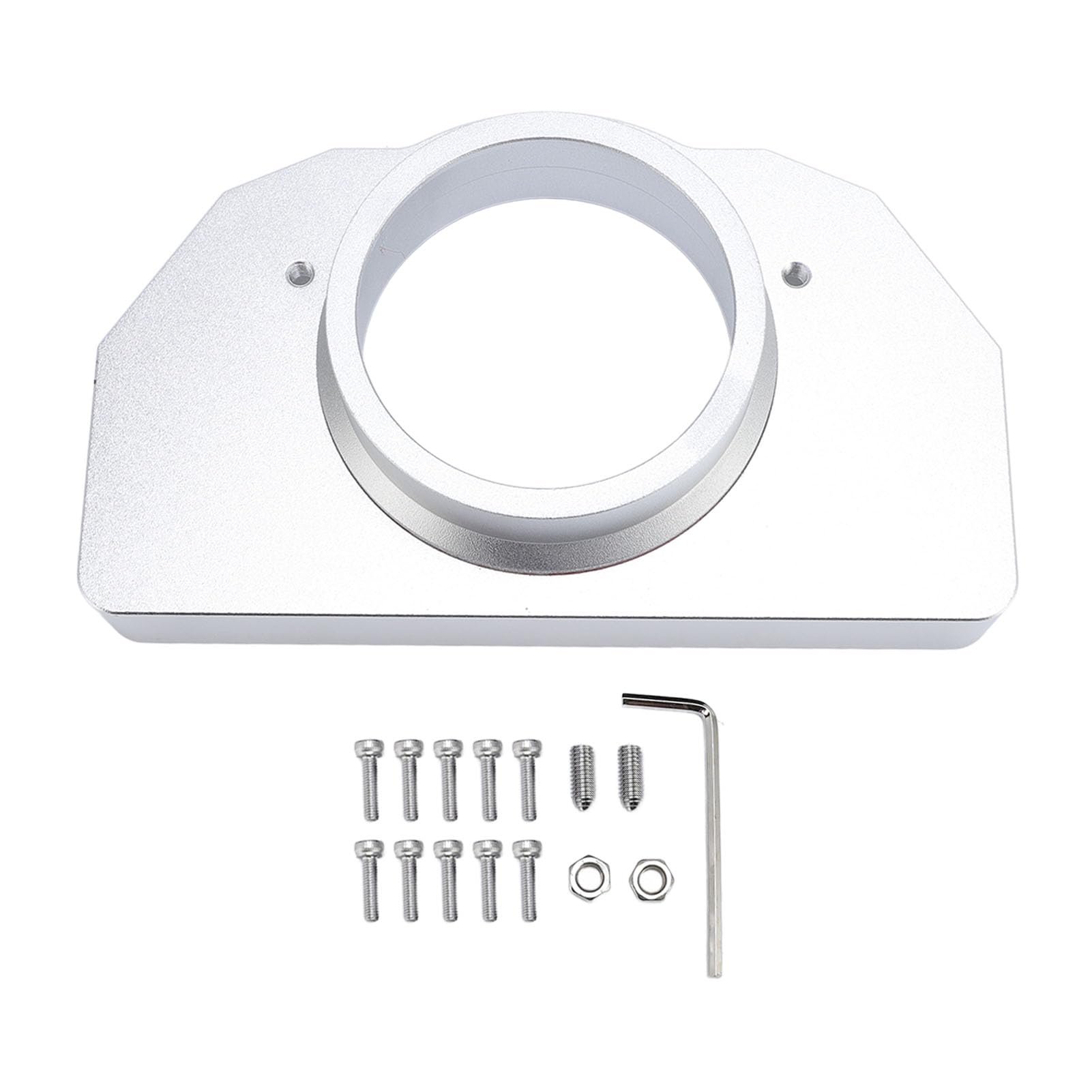 Aramox Sedile del Cuscinetto del Volante in Lega di Alluminio Sim Racing Sedile del Cuscinetto del Volante Sostituzione Diretta Rumore 'ingranaggio Ridotto Controllo Preciso per i Piloti (SILVER)