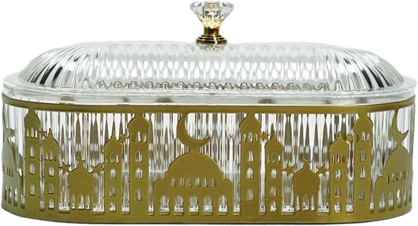 Iron Snacks Tray Middle Eastern Styles Storage Rack Desktop Appetizer Serving Dish for Ramadans and Eid Decoration