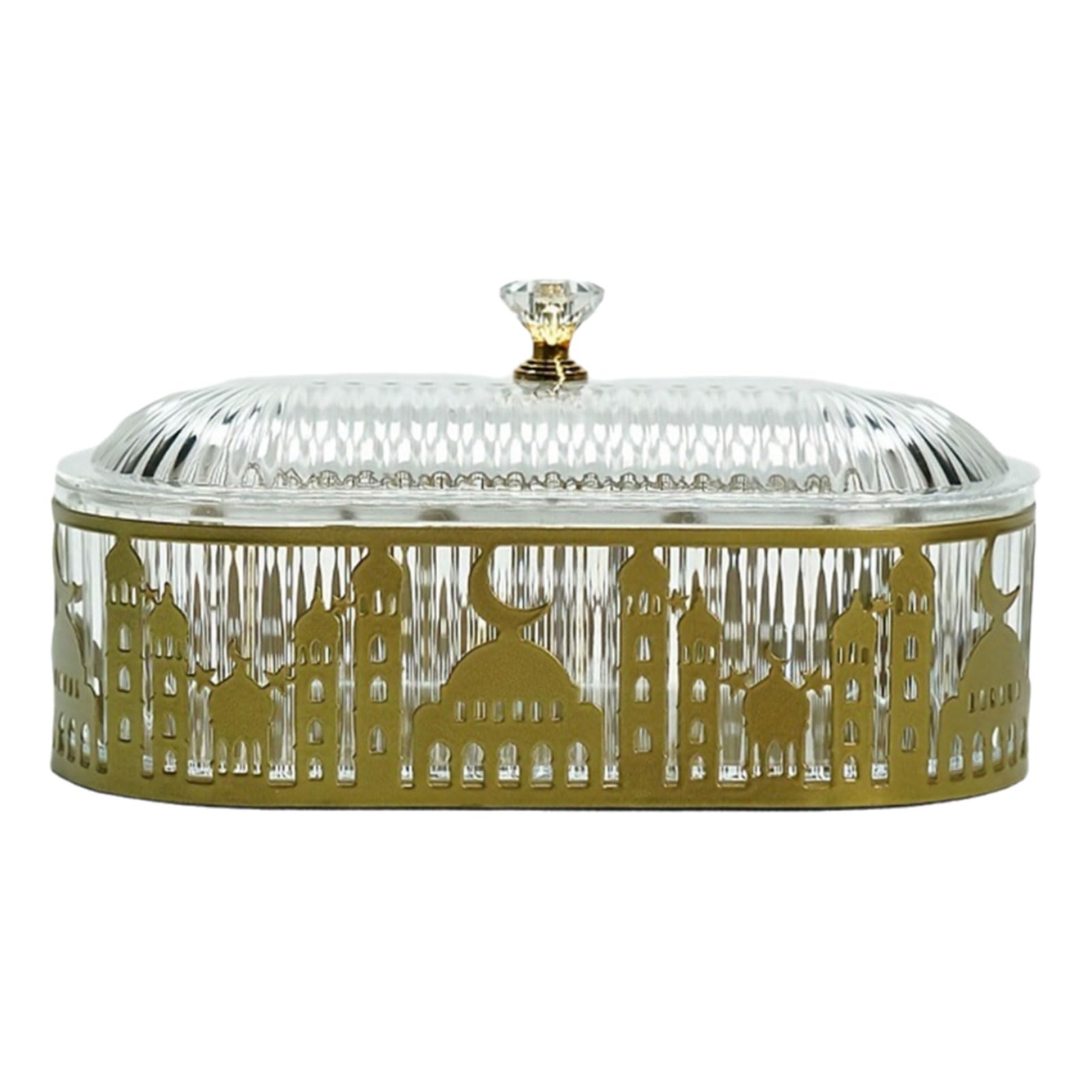 Iron Snacks Tray Middle Eastern Styles Storage Rack Desktop Appetizer Serving Dish for Ramadans and Eid Decoration Snacks Tray