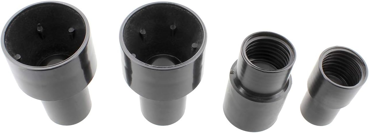 DCT Dust Collector Accessories Kit – 1.25in x 10ft Vacuum Hose, Dust Collection Fittings, and Vacuum Reducer - - 
