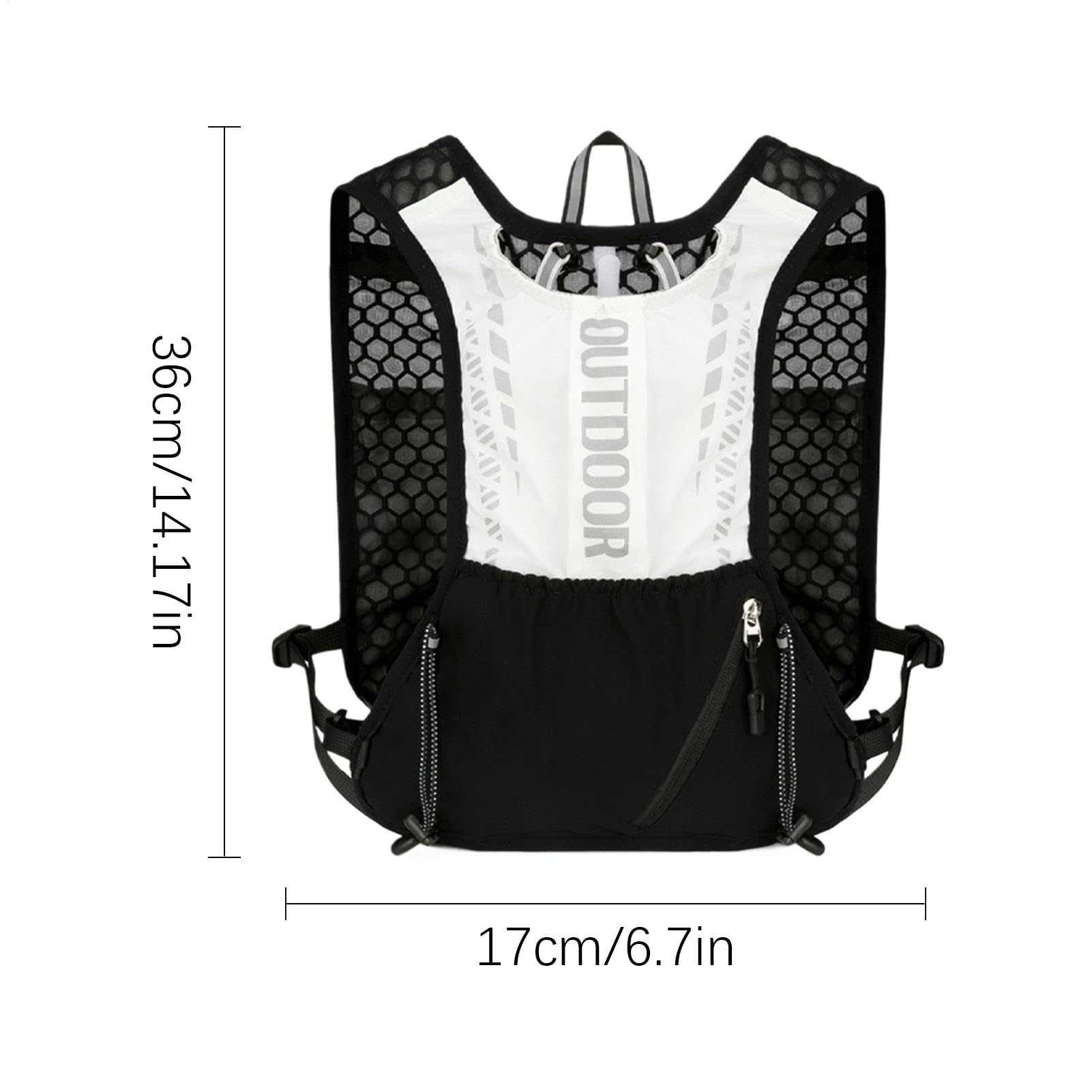 Gilet de course pour les hommes, gilet en cours d'exécution pour les femmes | Running Vest Chest Téléphone Téléphone | Fournitures sportives légères, réglables, randonnées en plein air, entraînement d