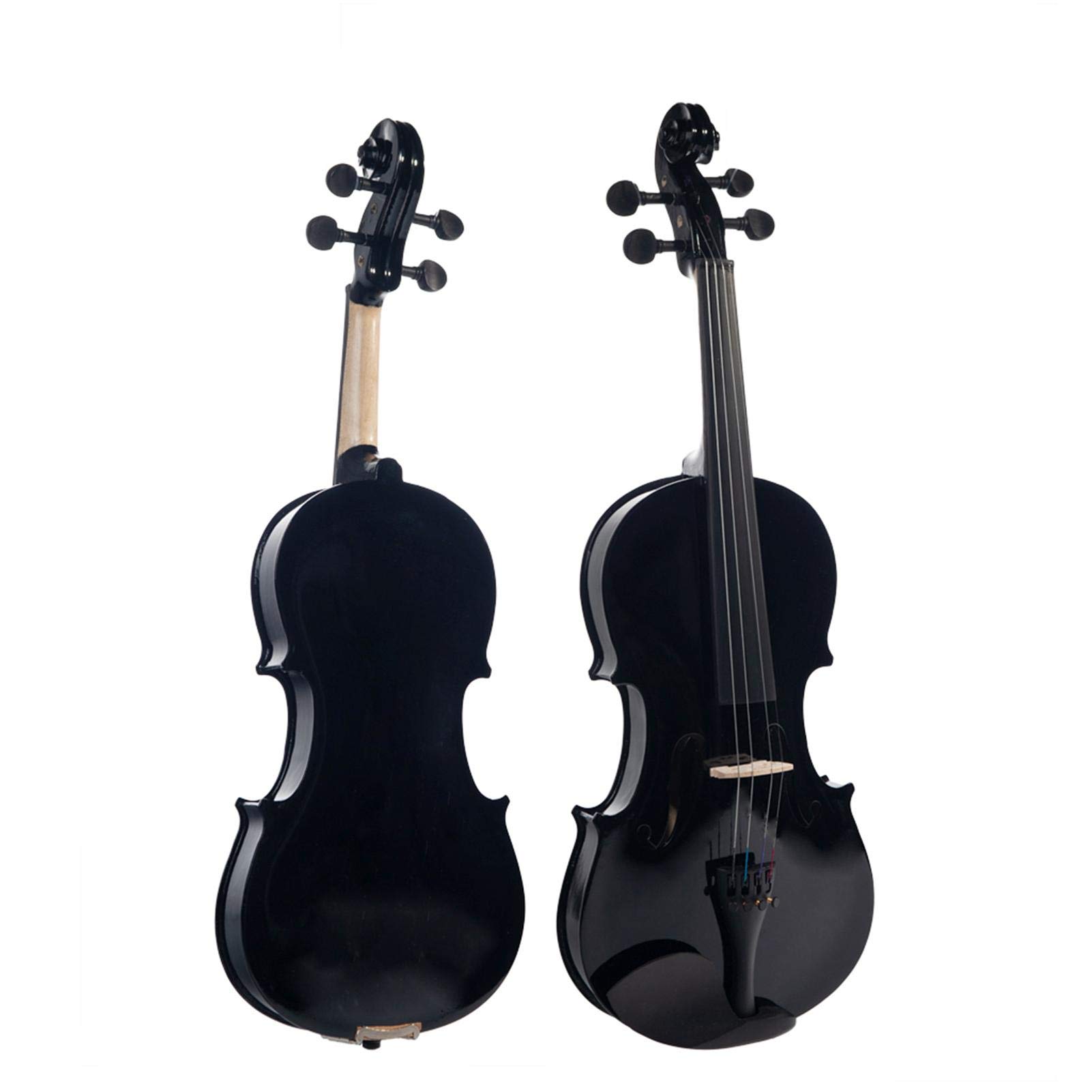 4/4 3/4 1/2 1/4 1/8 Set violino acustico fatto a mano in lega di tiglio e materiale in legno brasiliano con custodia per arco per bambini studenti 18