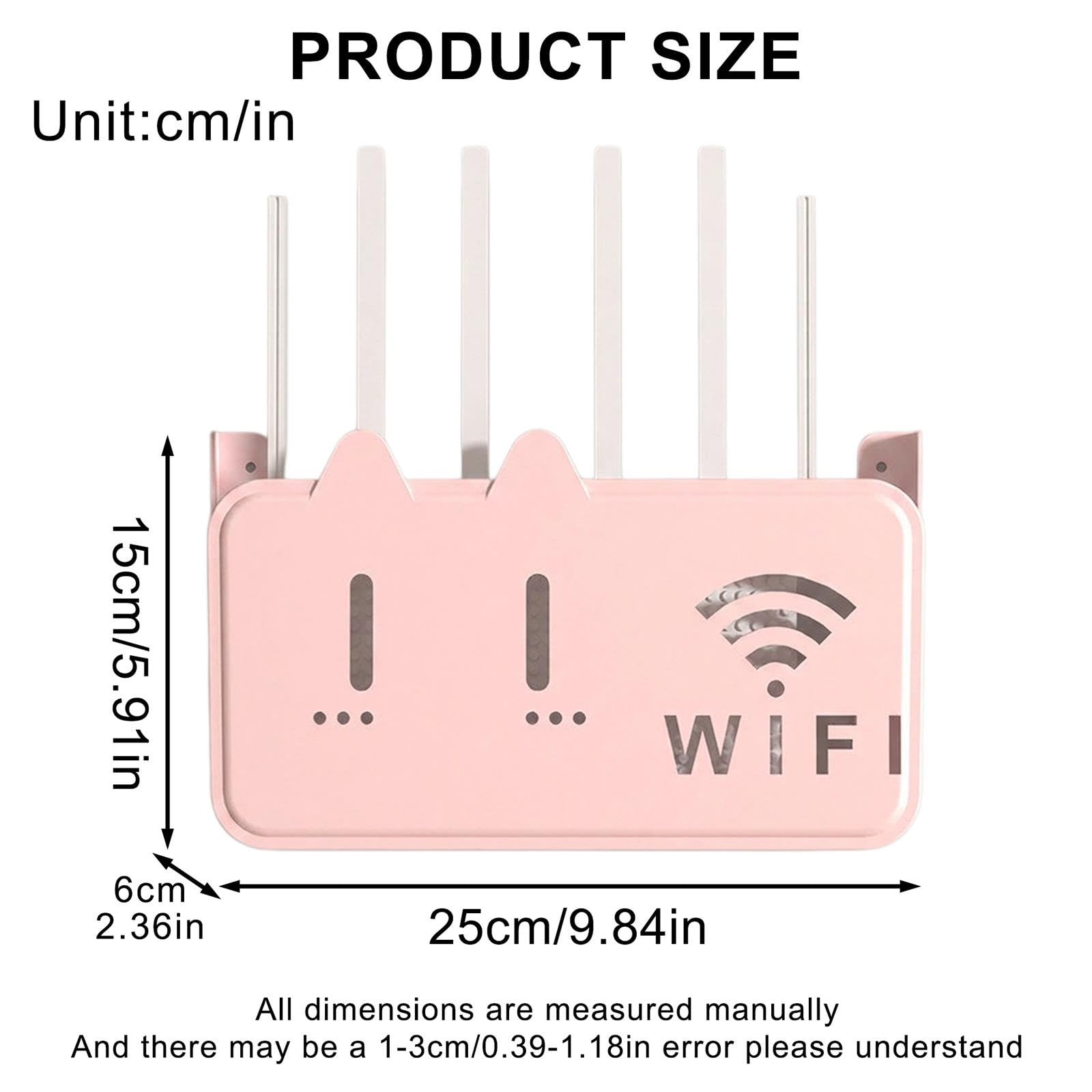 Mobiletto Portaoggetti Per Router Wifi,Scatola Router Wifi da Parete
