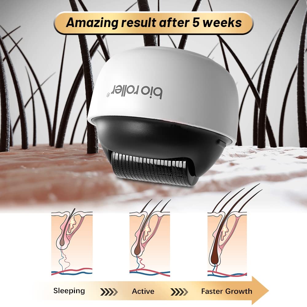 Micro Derma Roller Stamp 1200 aghi in titanio per riduzione dei pori, schiarimento della pelle e crescita dei capelli