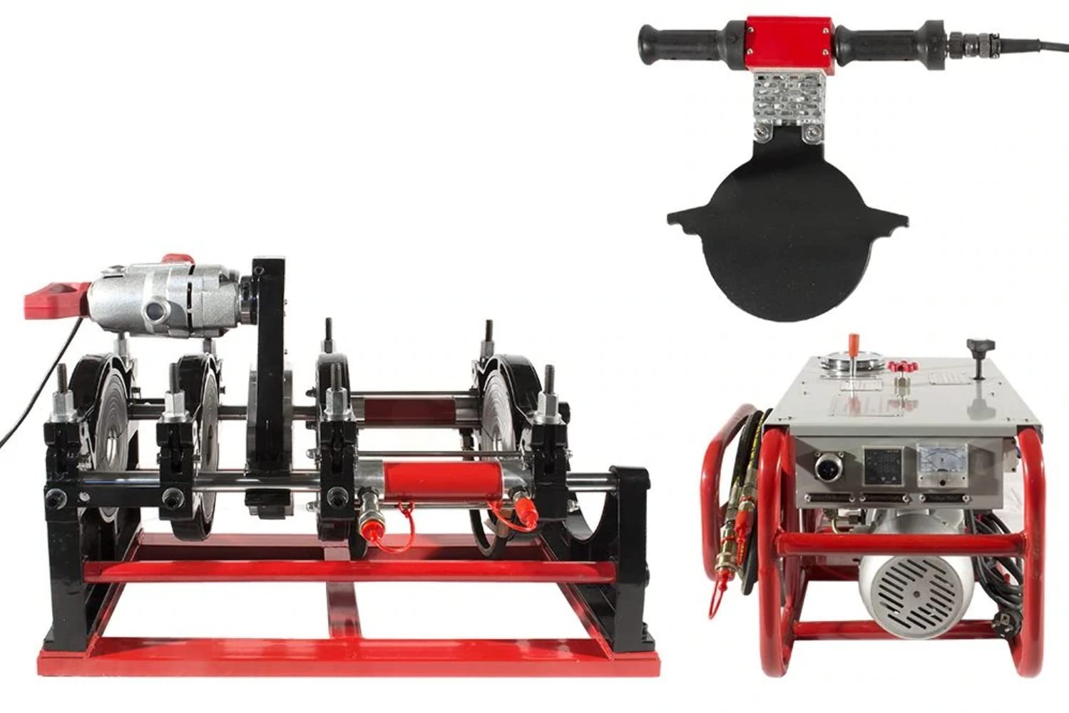 Pipe Welding Machine Fusion Welder PVC PE HDPE Plastic HVAC LHC200