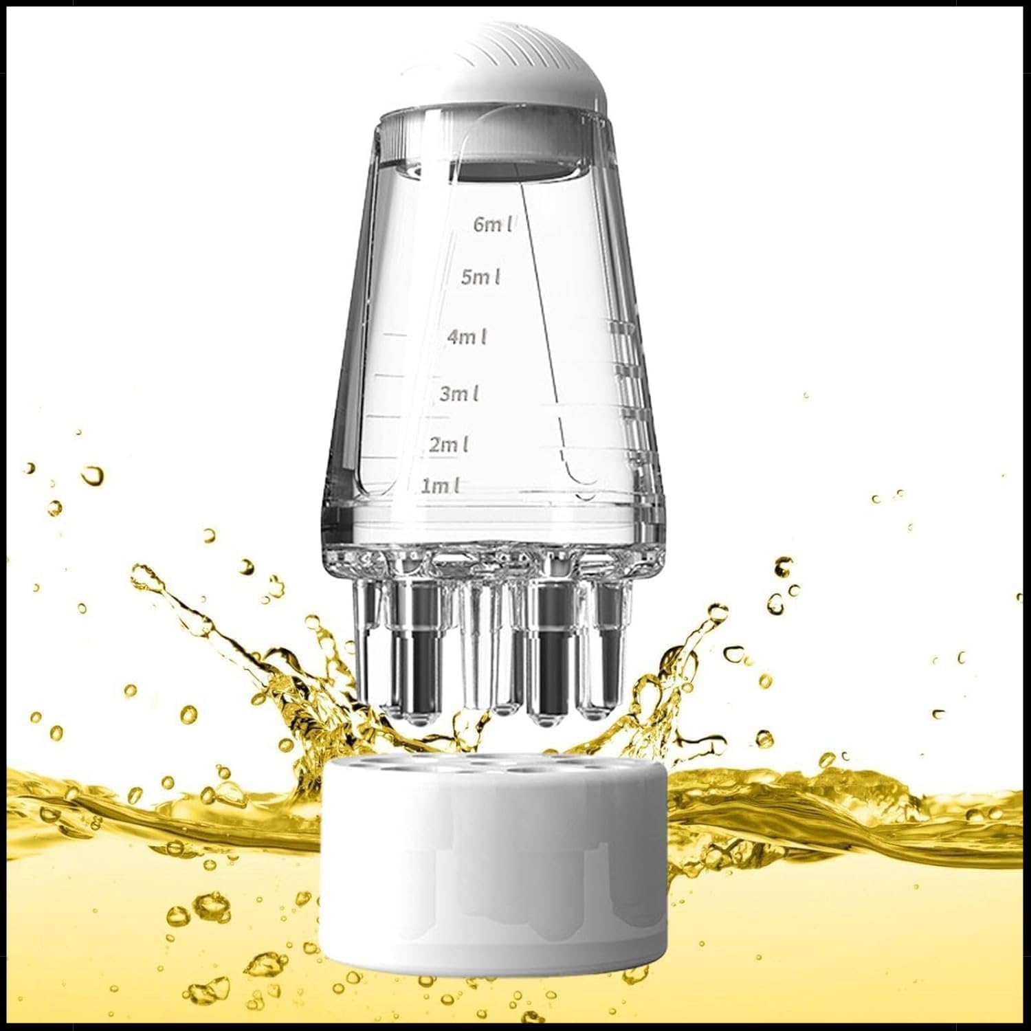 Scalp Applicator Bottle 6ml with Roller Comb Tip, Hair Oil & Hair Growth Serum Applicator, Precision Root Applicator for Scalp Treatment, Refillable Leakproof Massage Dispenser for Men & Women-picture-30