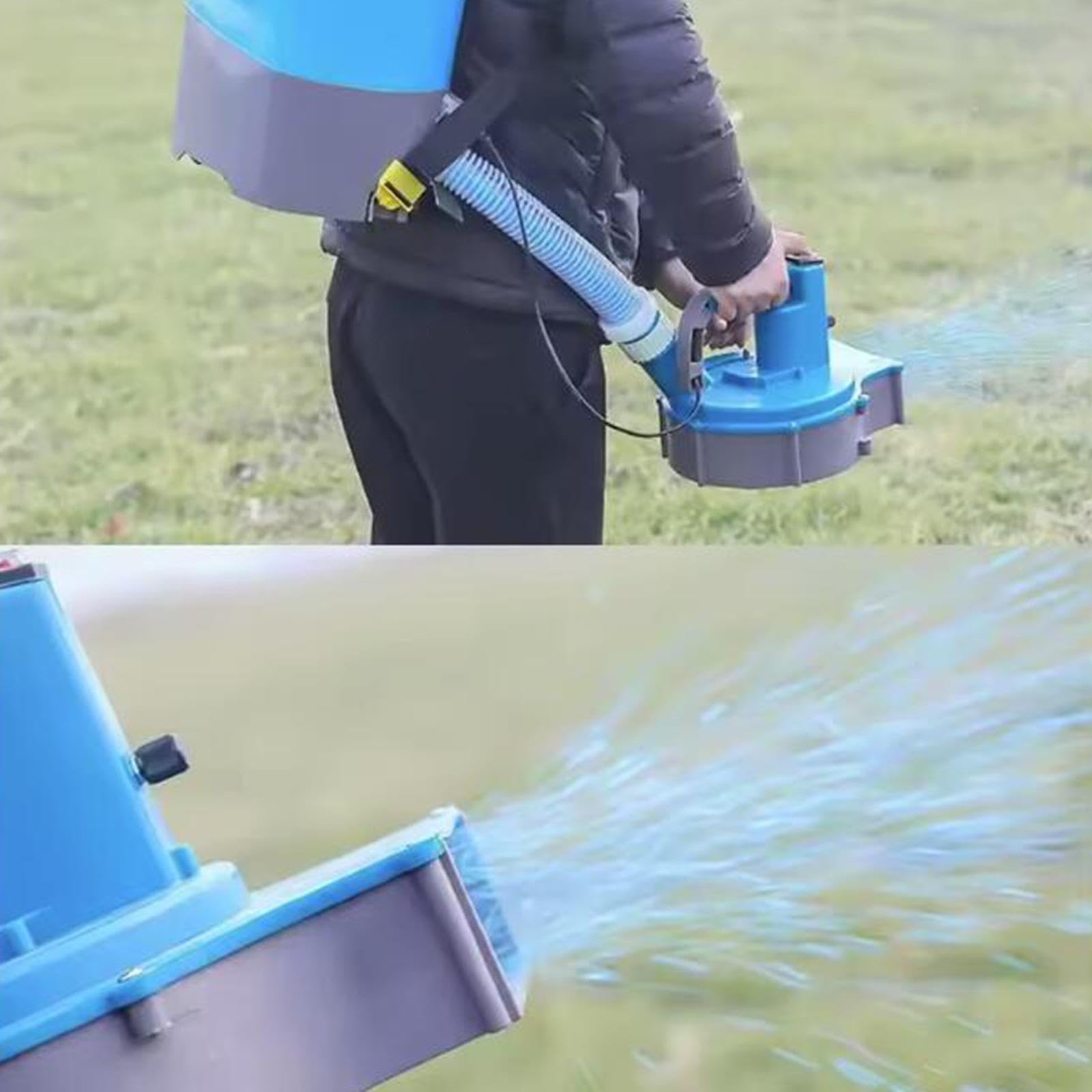 Dünger Maschine Kopf Elektrischer Streuer Ersatzteil Landwirtschaft Werkzeug Einfache Montage Aus Hochwertigem Pp Material für Gartenbau Feldarbeit Ho, Mehrfarbig, Quadratischer Kopf
