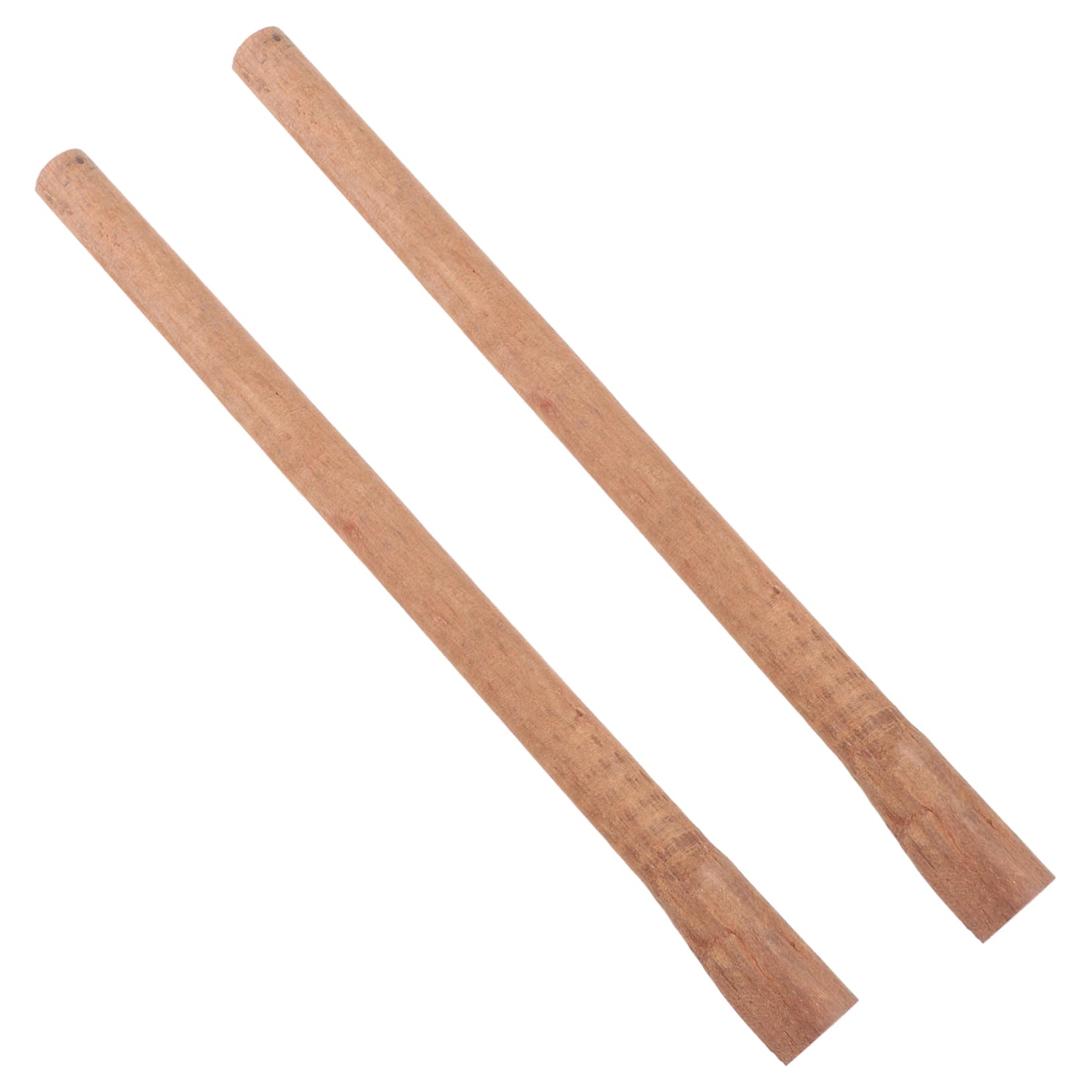 HOUDERCO 2Pcs Wooden Hatchet Handle Replacement Durable Camp Ax Handle Skid Grip Shockproof Design for Broad Axe Easy Installation Reliable Outdoor Tool